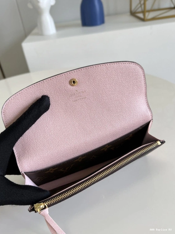 Aaa replica bags wallet VUITTON LOUIS EMILIE 0809